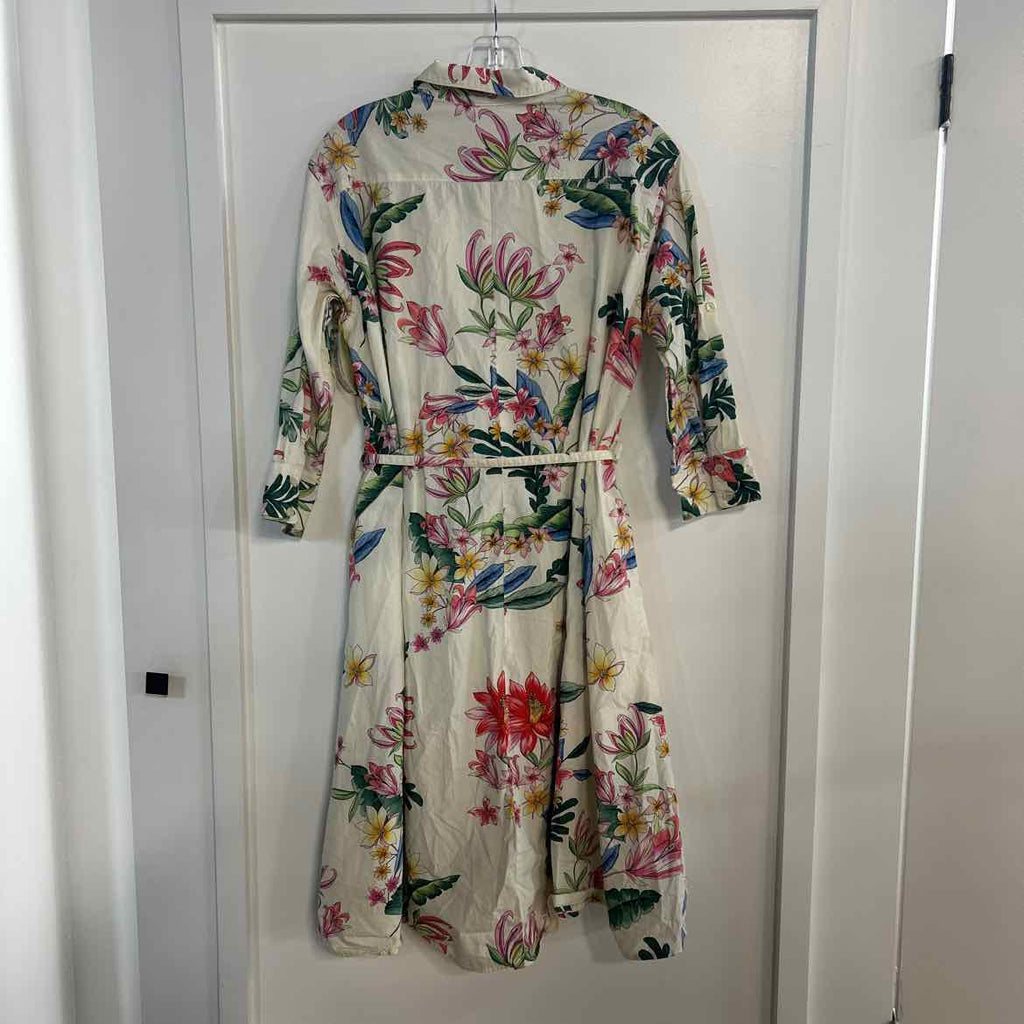 zara Size M White Preloved Dress