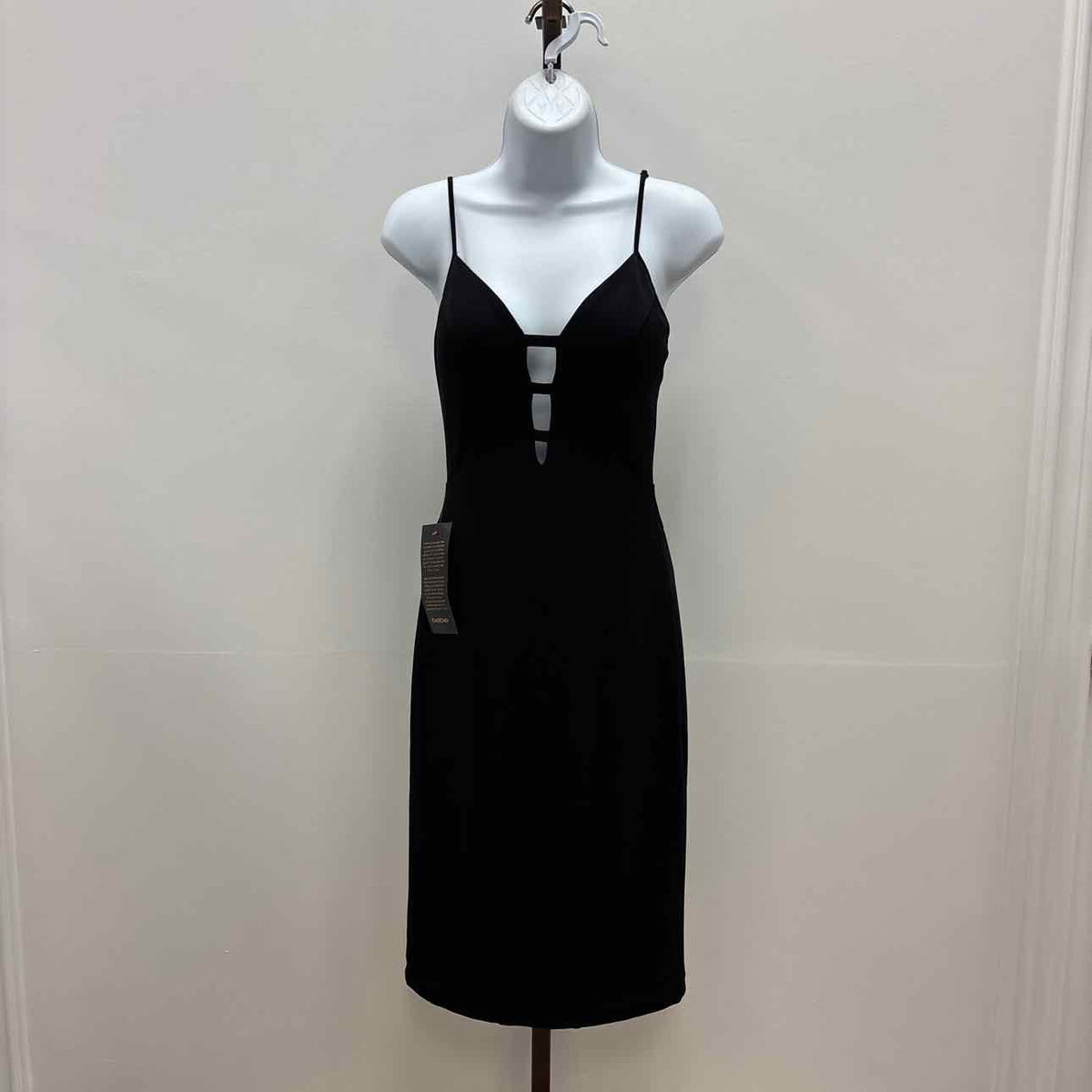 Bebe Size XS Black Mesh New Dress
