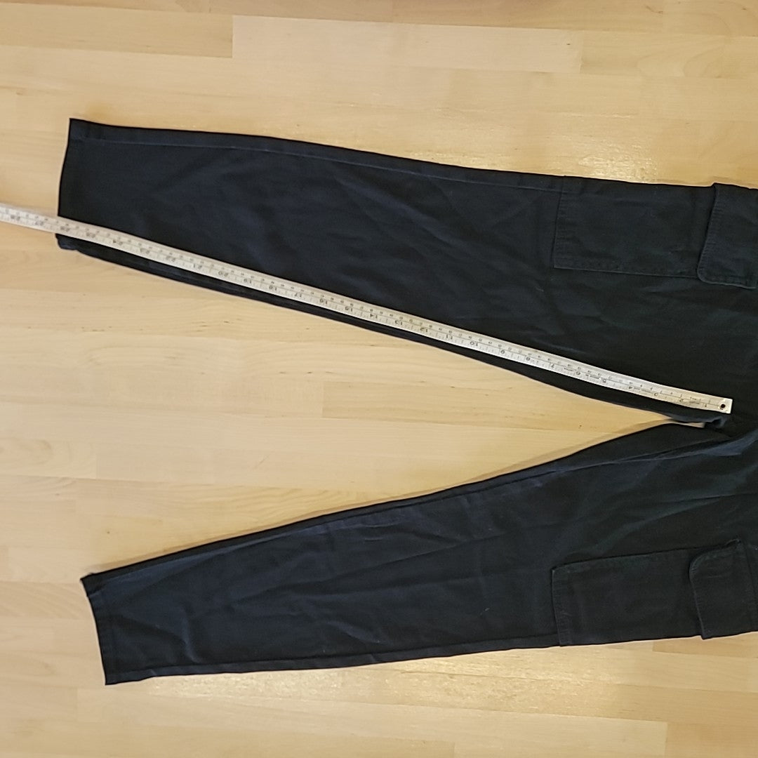 tinceltown Size XS Black Hi-Rise Pull On skinny cargo pants NWT