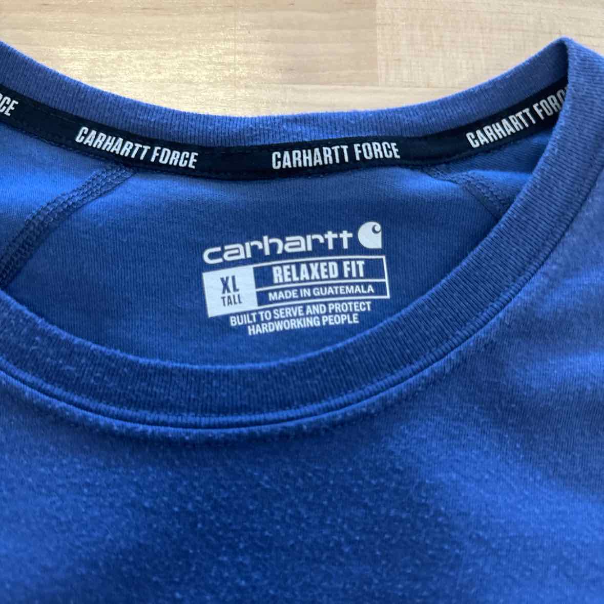 Carhart Size XL Blue MENS T-shirt