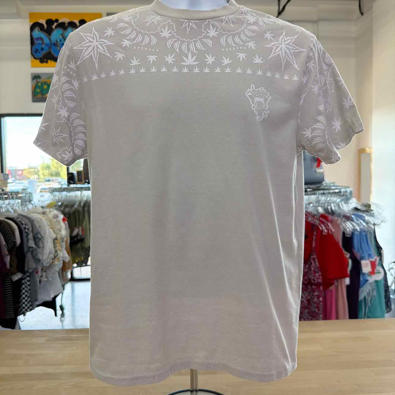 Crooks & Castles Size S Gray Preloved MENS T-shirt