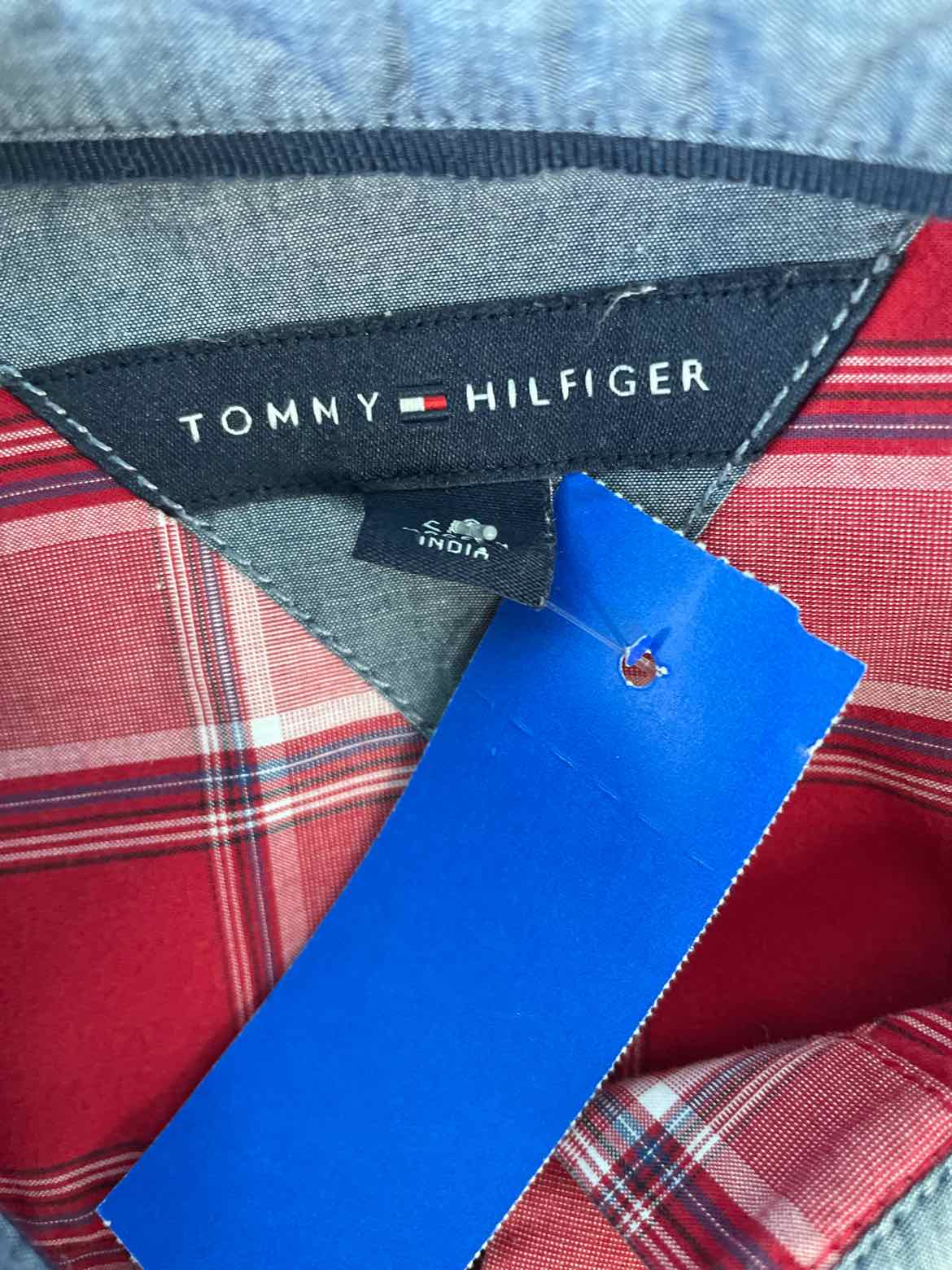 Tommy Hilfiger Size SP Red Button Down Shirt
