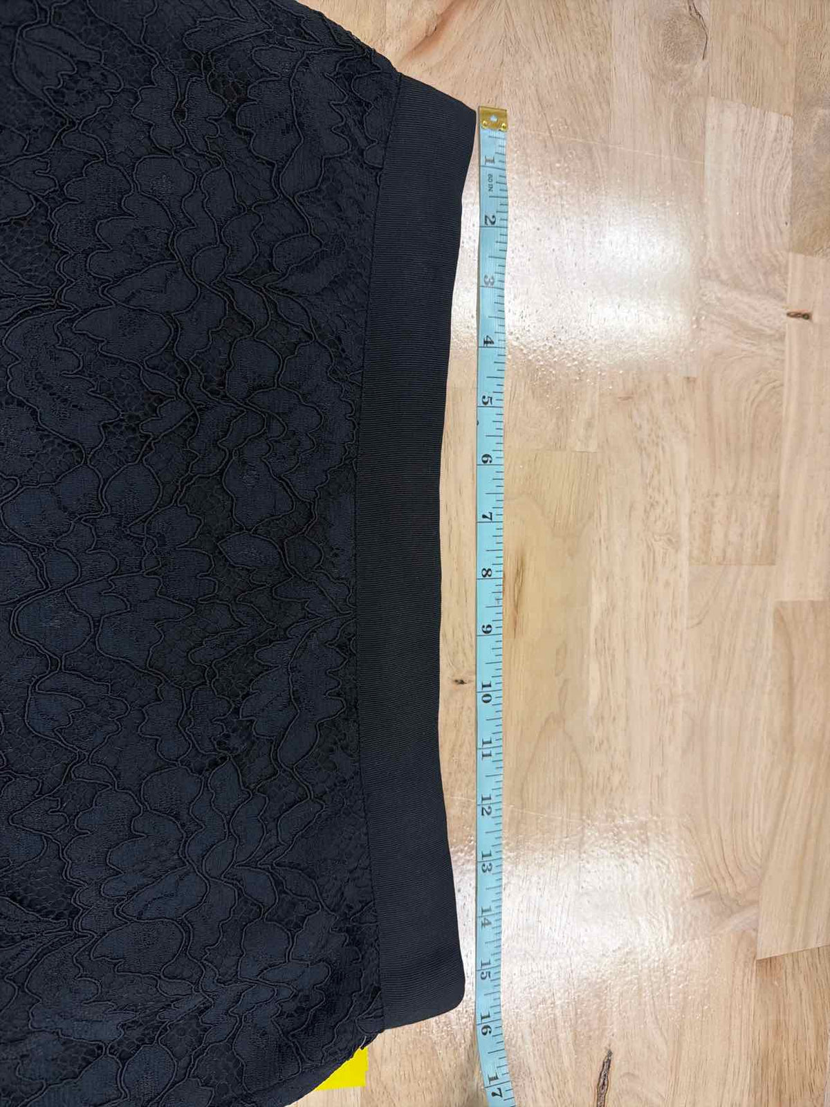 Talbots Size 8 Black Lace Preloved Skirt
