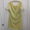 Antonio Melani Size 10 Yellow Mesh Preloved Dress