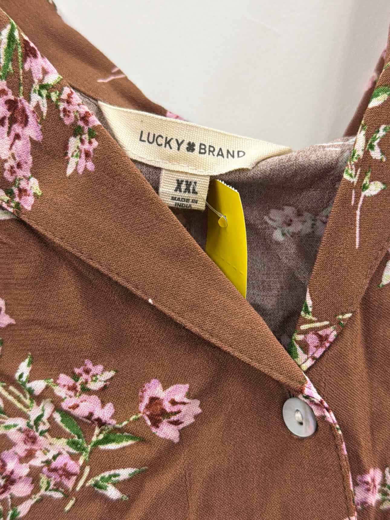 Lucky Brand Size XL Brown Dress