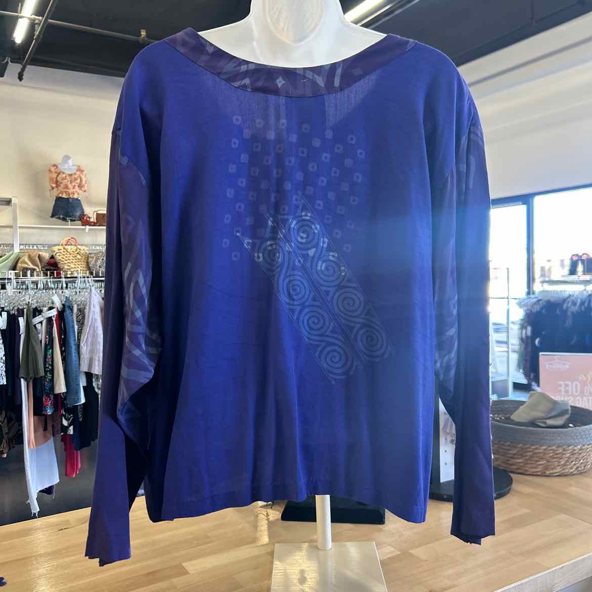 Yazdi Size One Size Blue 2 pc Dress Set