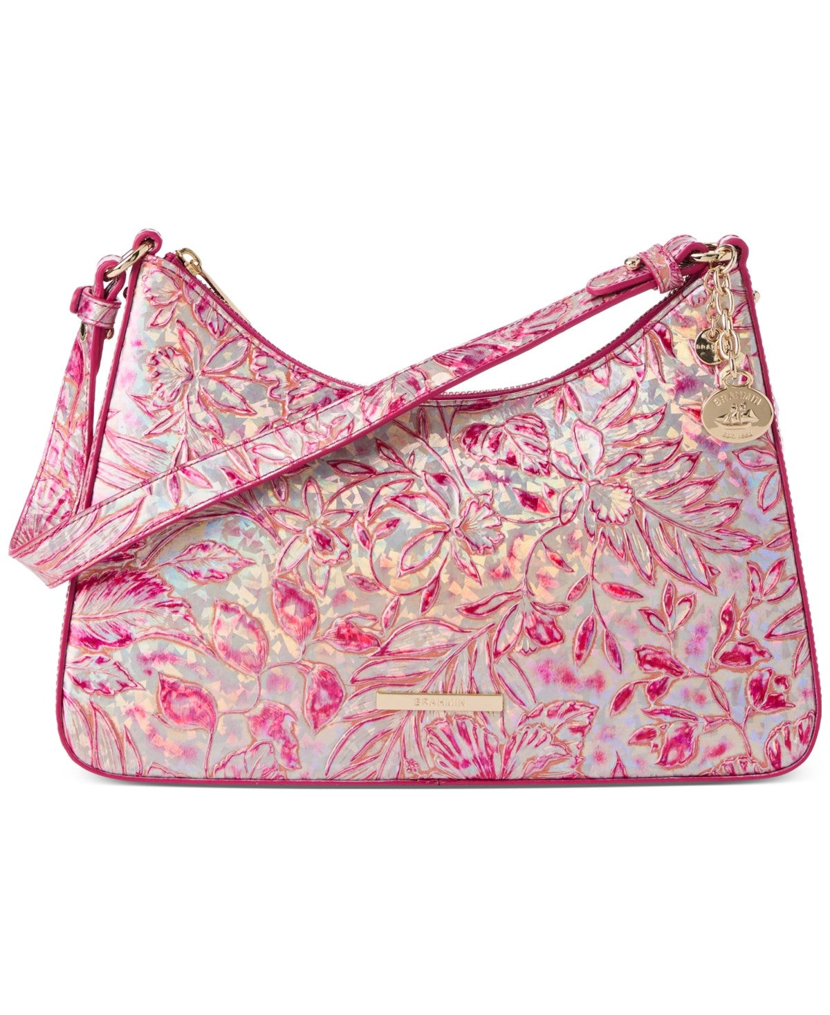 Brahmin Pink Leather Handbag
