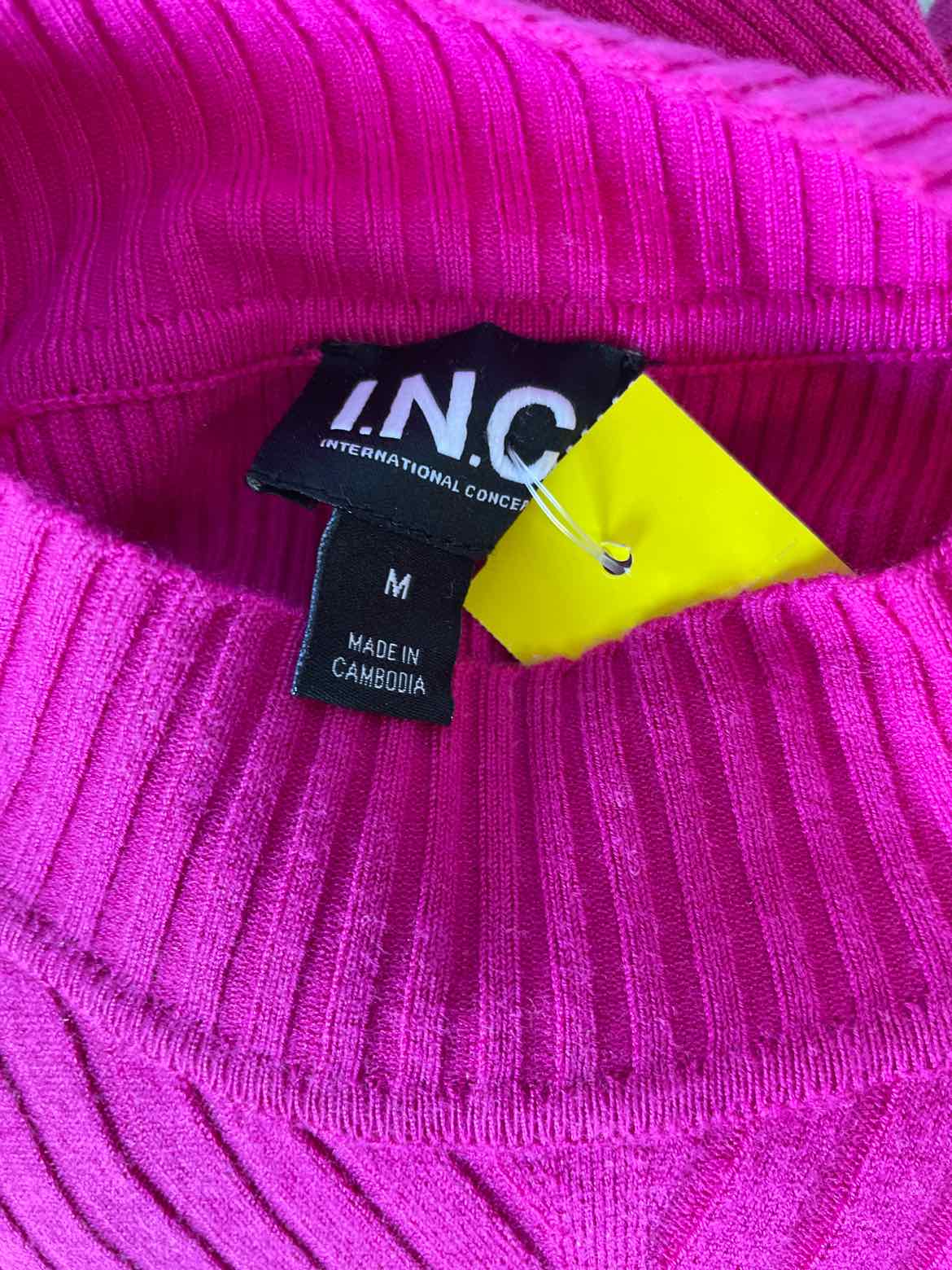 INC Size M bright pink Sweater