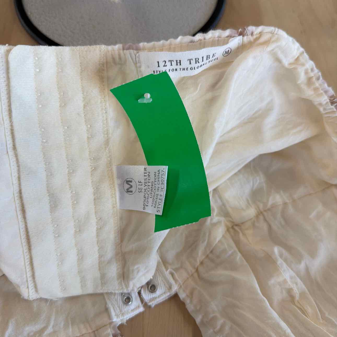 12TH Tribe Size M Cream Preloved Halter