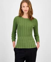 Tahari Size S Green New Sweater