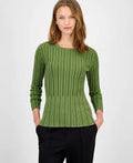 Tahari Size S Green New Sweater