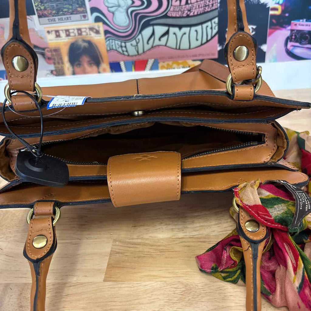 Patricia Nash Tan Leather Purse