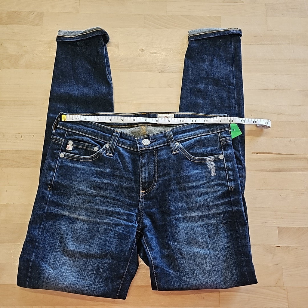 Adriano Goldschmied Size 25 Blue Denim Preloved Jeans