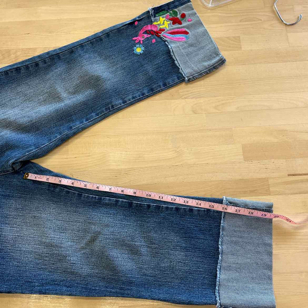 Clash Size 5 Blue Denim Preloved Capris
