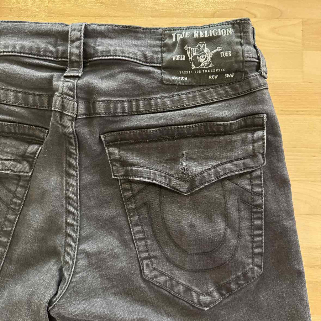 True Religion Men's Size 32 Black MENS Shorts