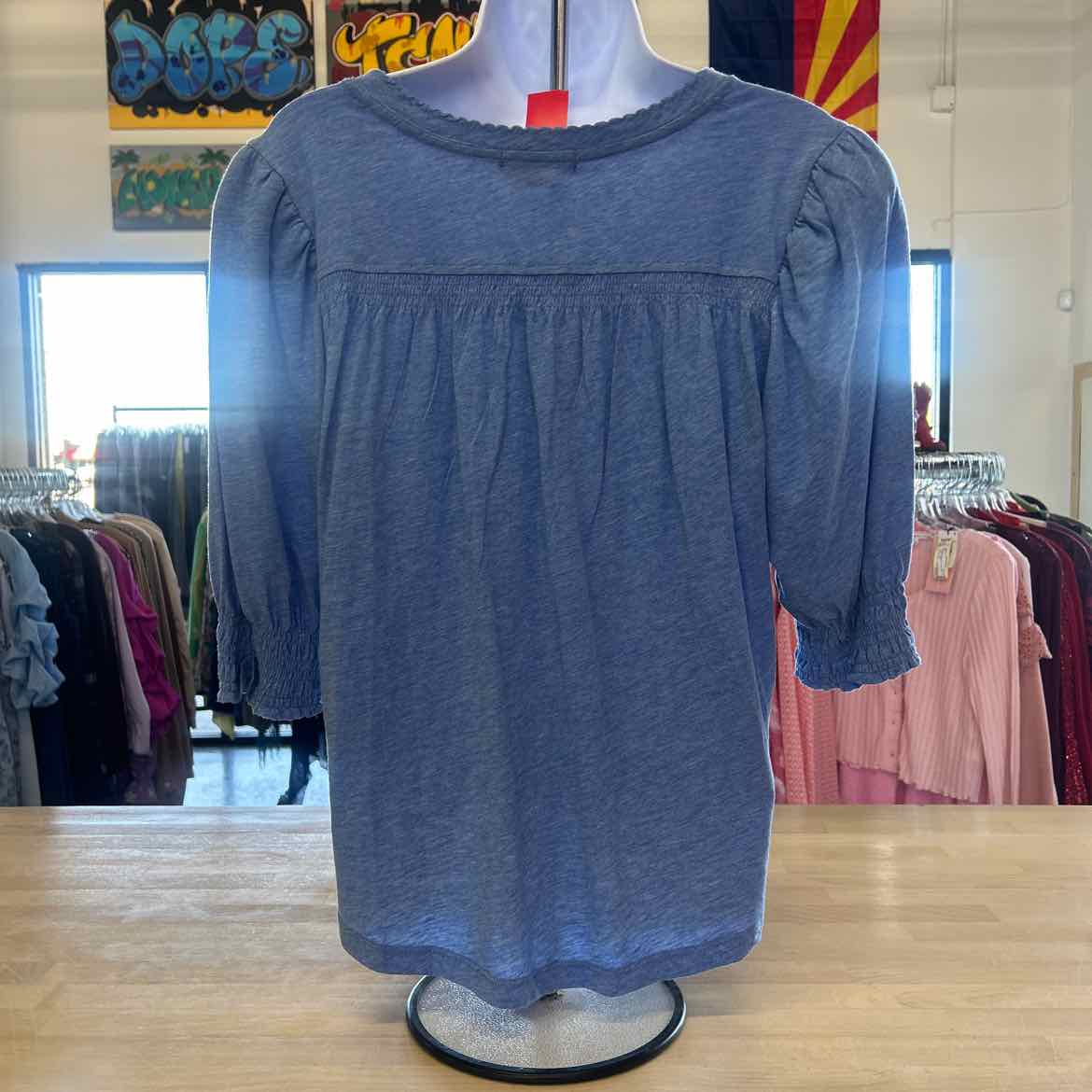Democracy Size S Blue Used Blouse