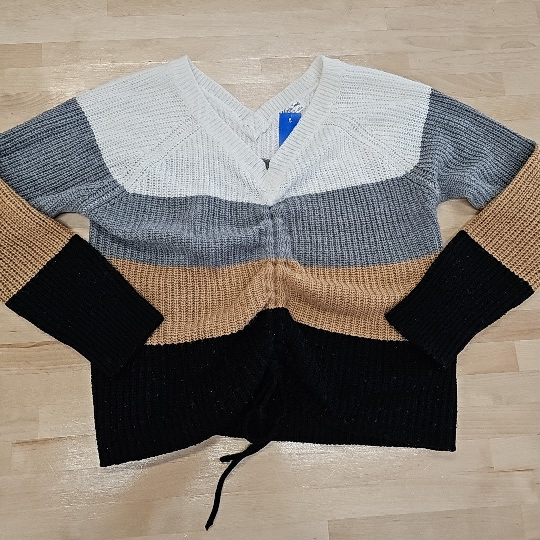 full circle Trends Size L Multi - Fall Sweater