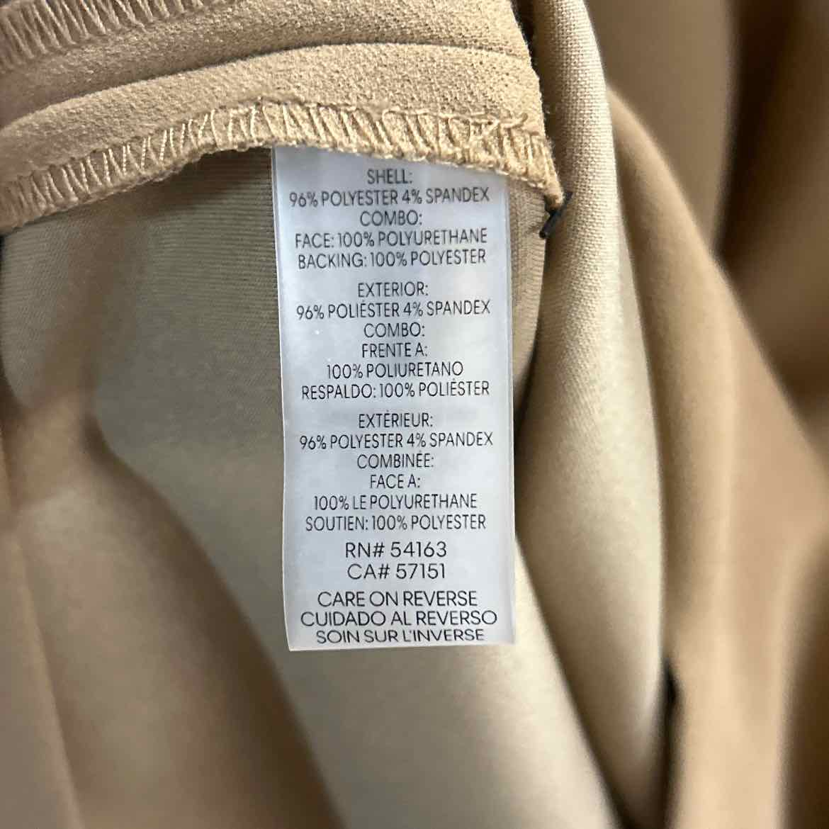 Calvin Klein Size 14 Tan Preloved Dress