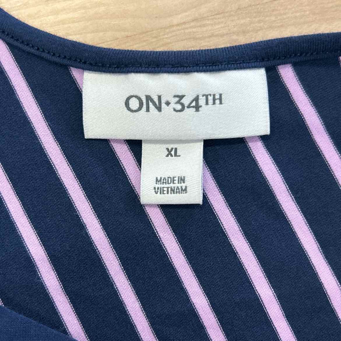 On 34th Size XL Purple Blouse