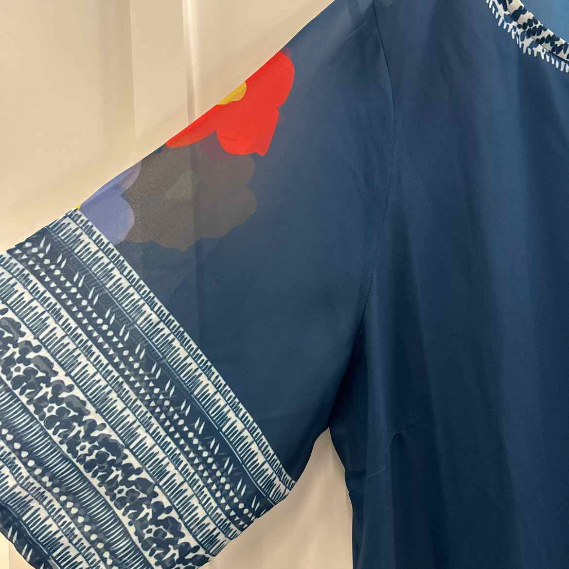 Soft Surroundings Size 2X Blue Sheer Preloved Dress