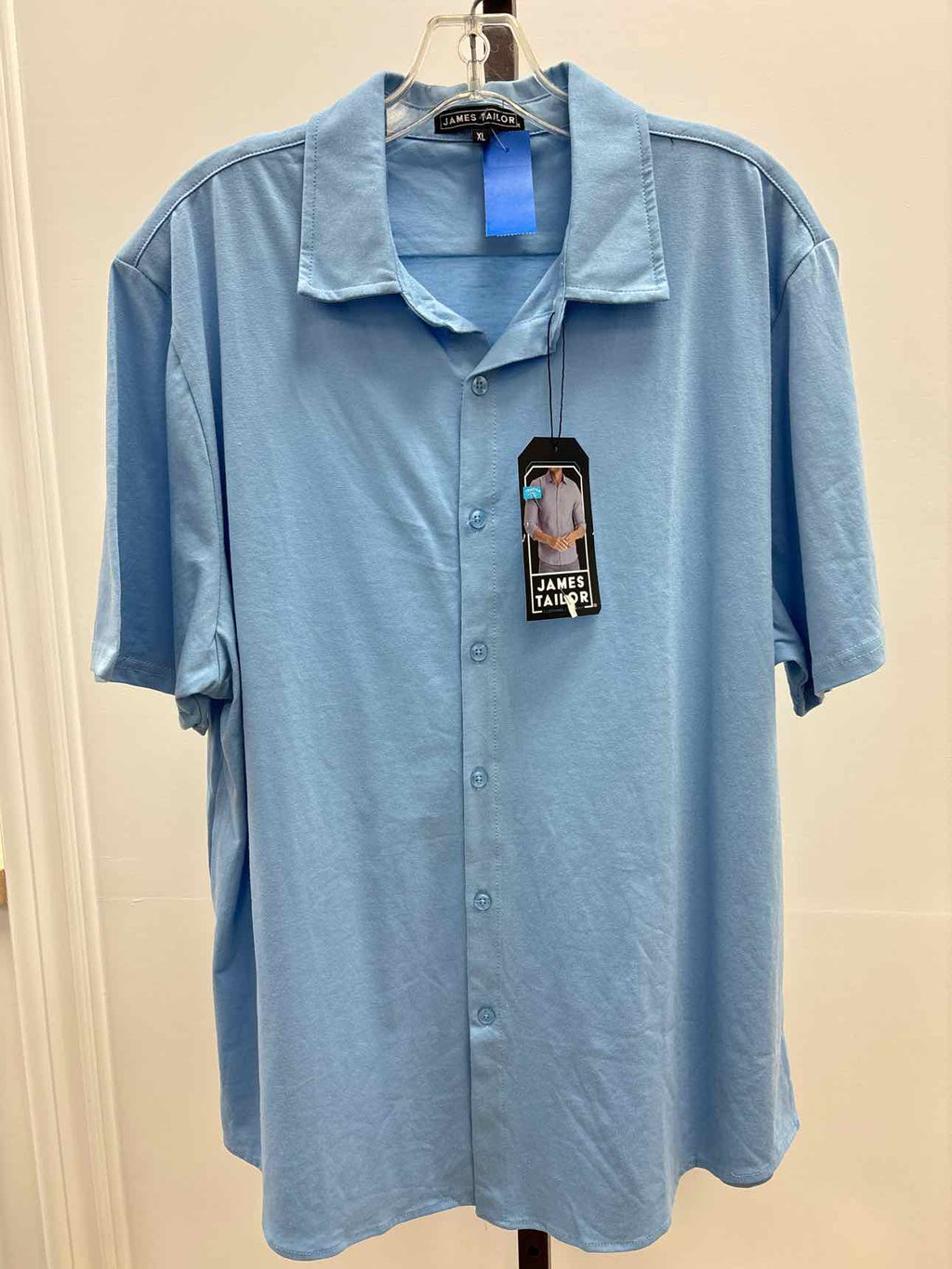 James Tailor Size XL Blue New MENS Button Down Shirt
