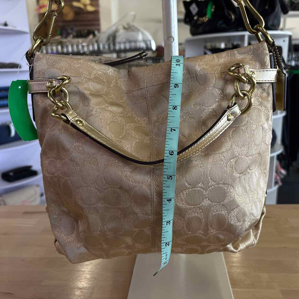 Coach Gold Preloved Handbag