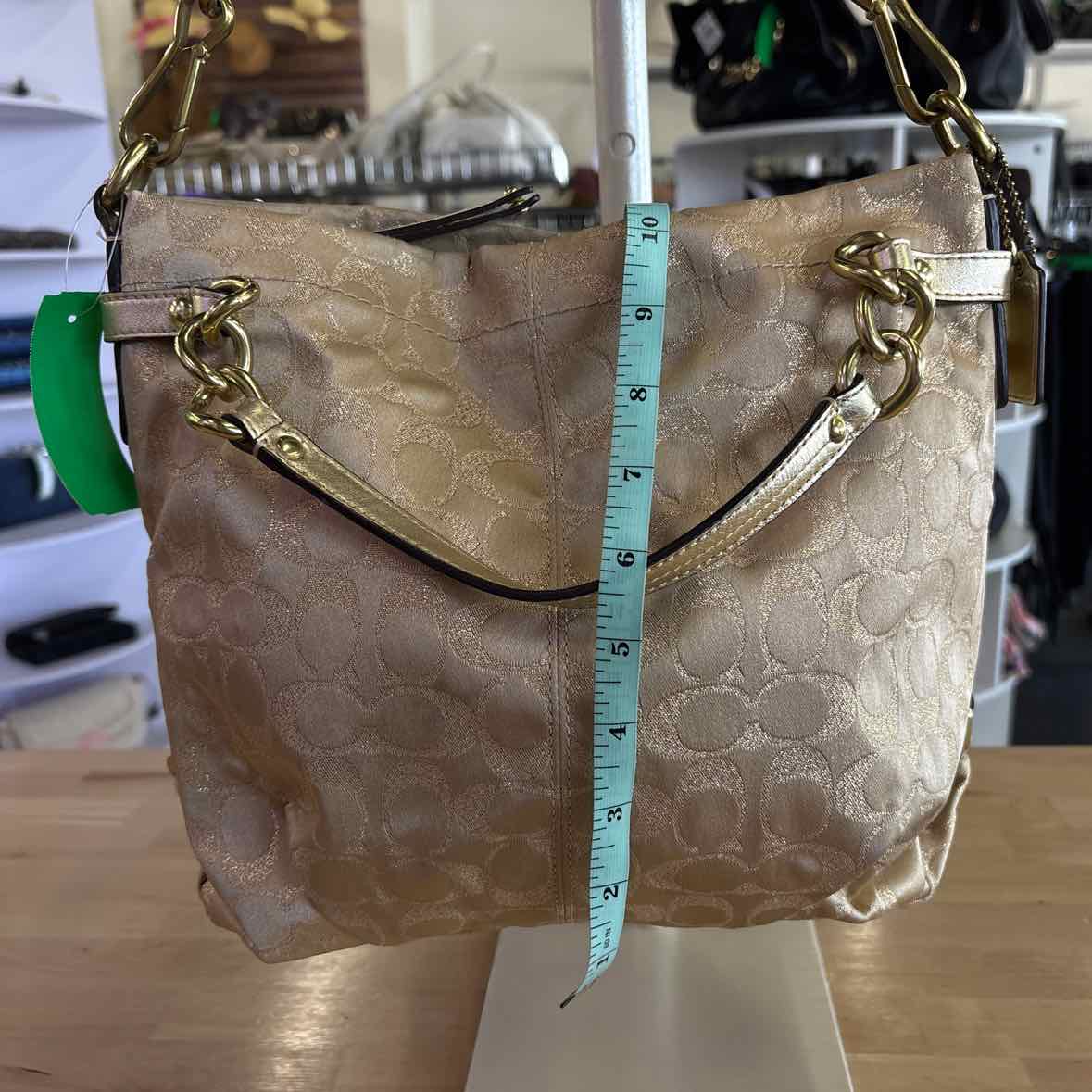 Coach Gold Preloved Handbag