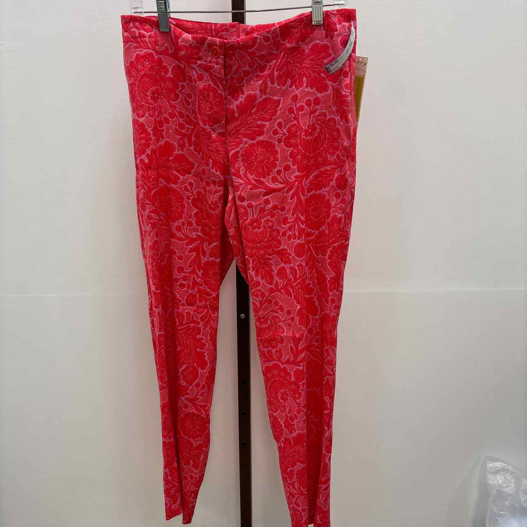 Sigrid Olsen Size 10 red/pink New Pants