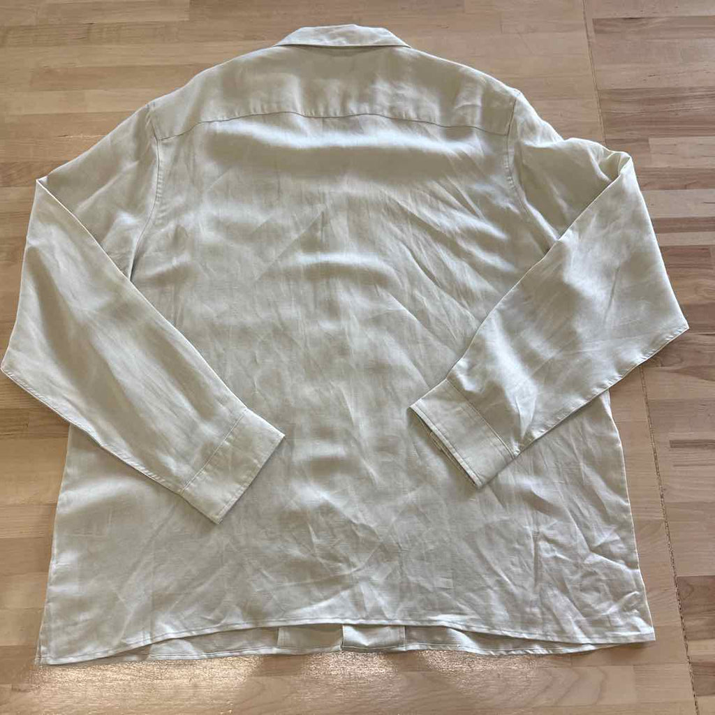 Male INC Men's Size XL olive MENS Button Down Shirt