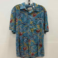 Campia Size M Blue Preloved MENS Button Down Shirt