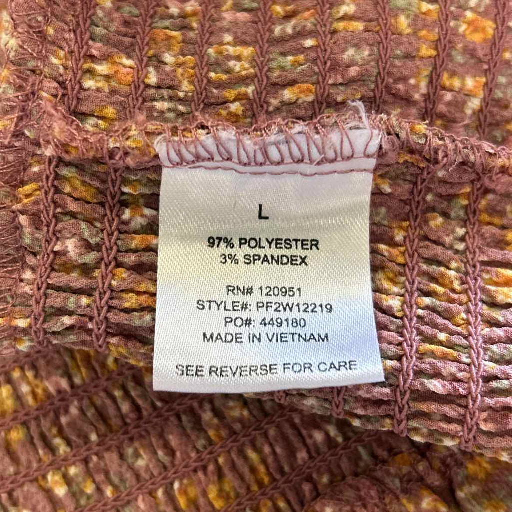 pink rose Size L Pink Preloved Blouse SS