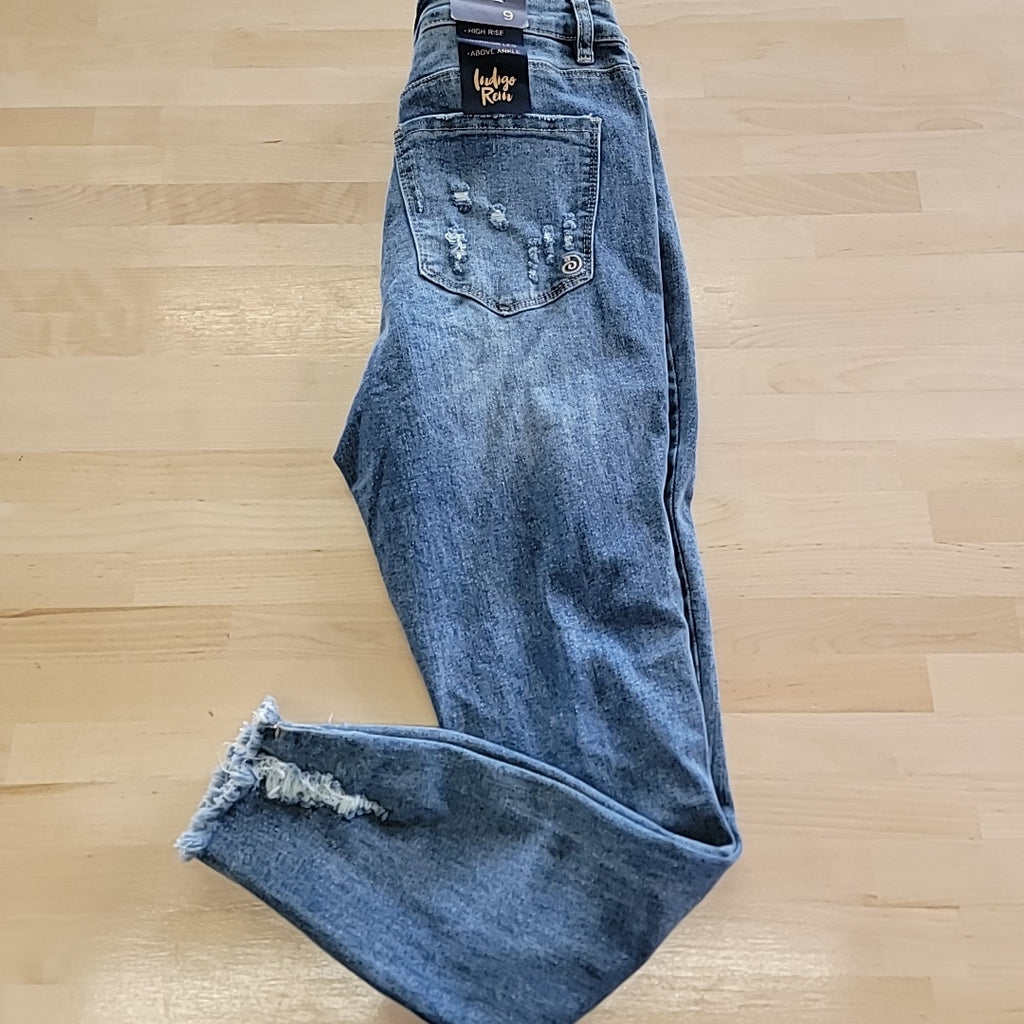 Indigo Rein Size 9 Blue Recycled Denim Curvy Fit NWT