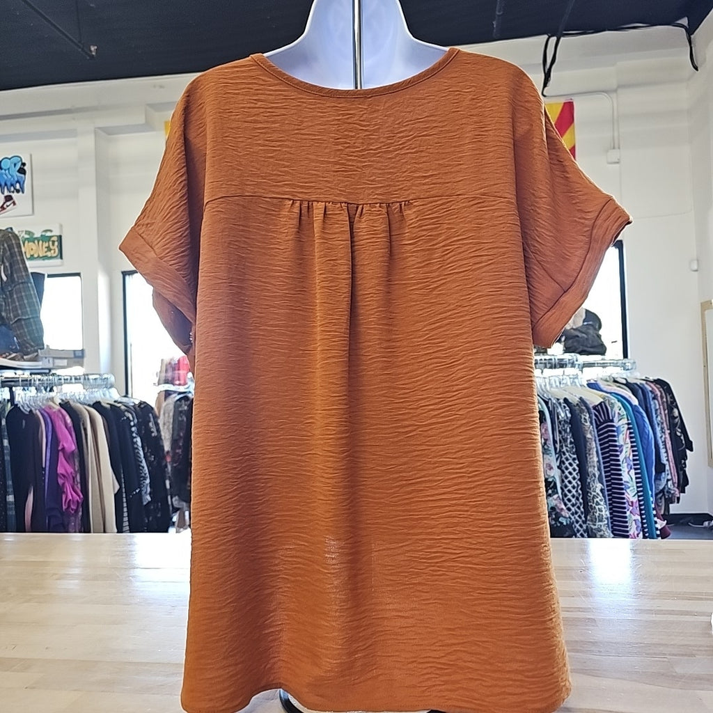 GeeGee Size S Orange Preloved Blouse