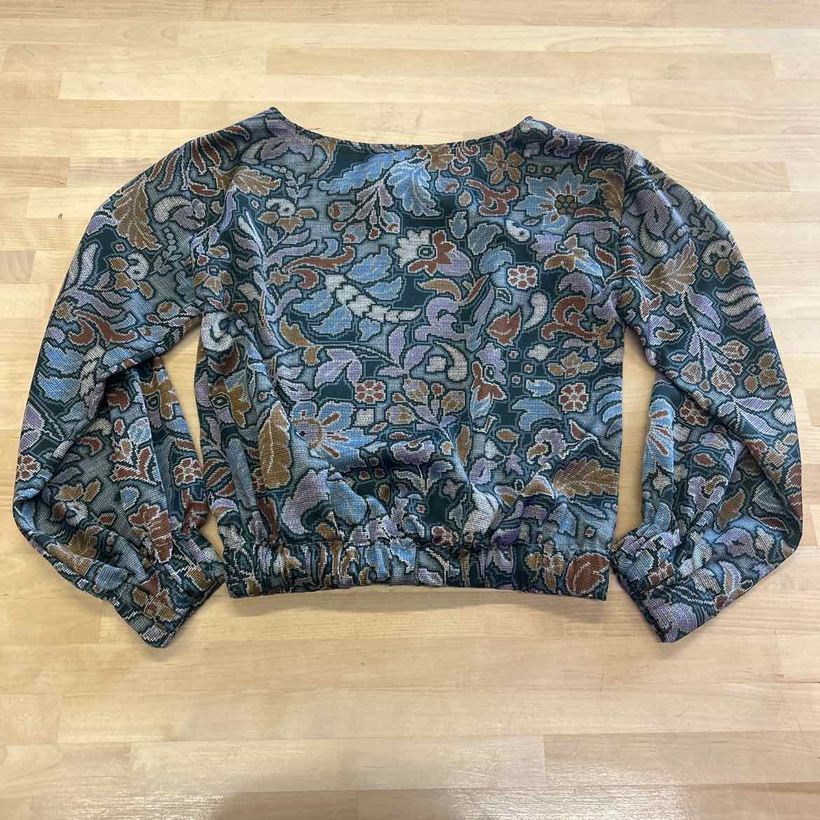 Ann Taylor Size XXS Blue Blouse