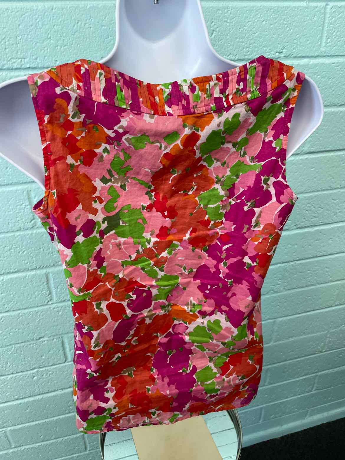 Talbots Size 2P pastel Sleeveless