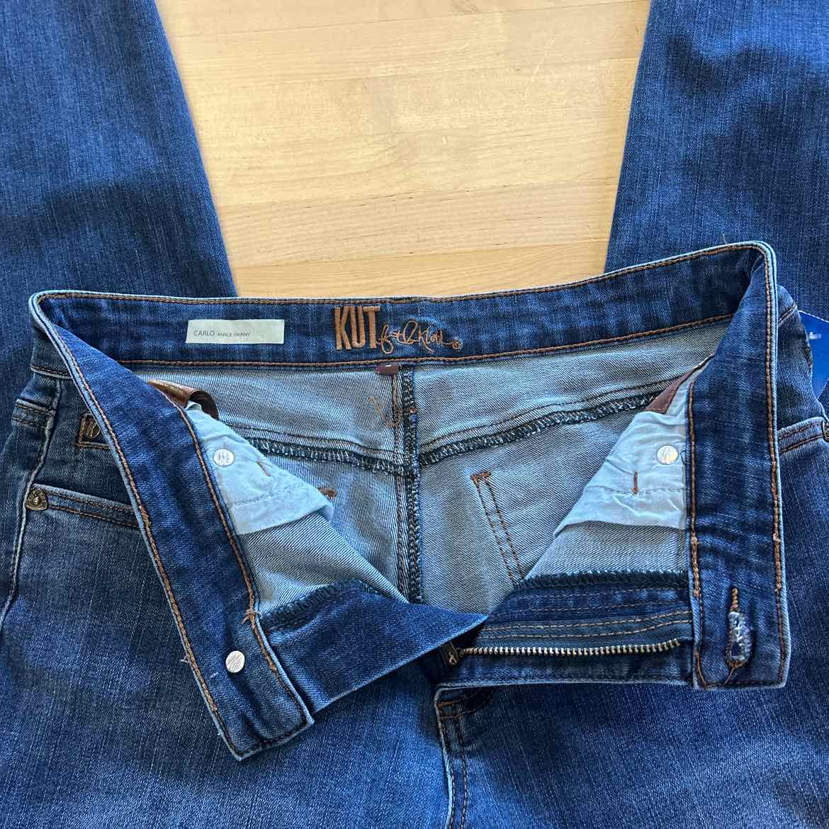 Kut from the Kloth Size 8 Blue Denim Preloved Jeans