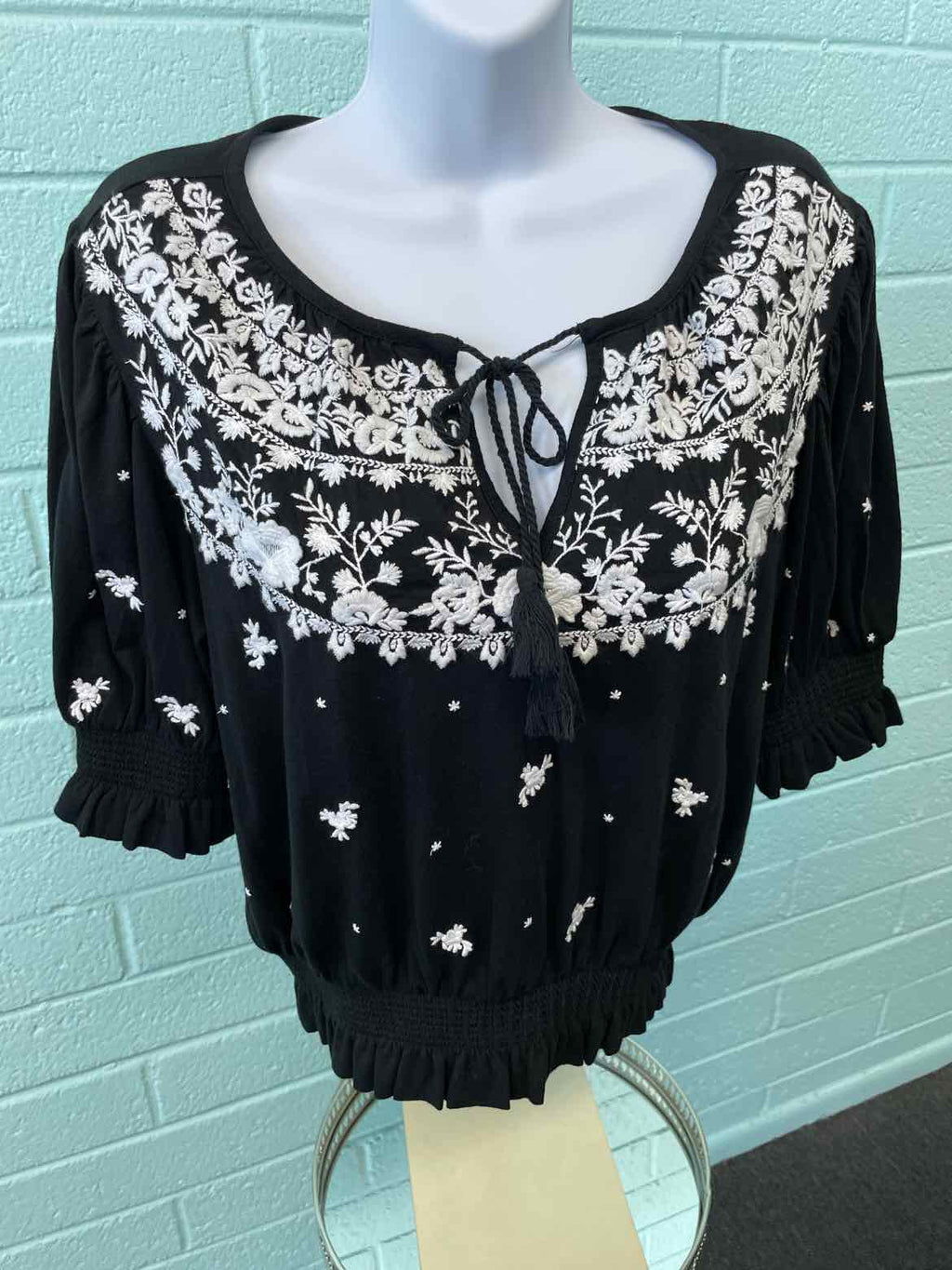 Ralph Lauren Size XS Black Blouse
