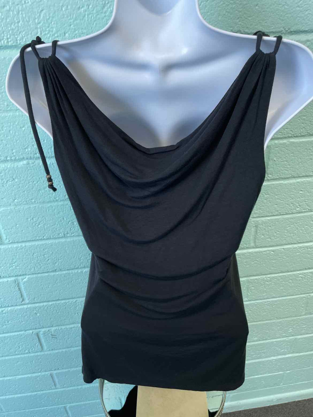 Express Size M Black Tank