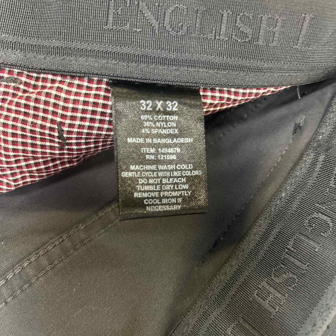 English Laundry Size 32x32 Gray MENS Pants