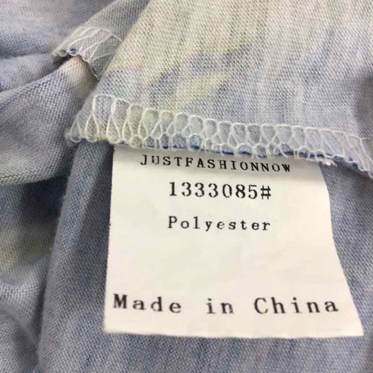 just Fashion Now Size 3XLT Blue Preloved Blouse LS