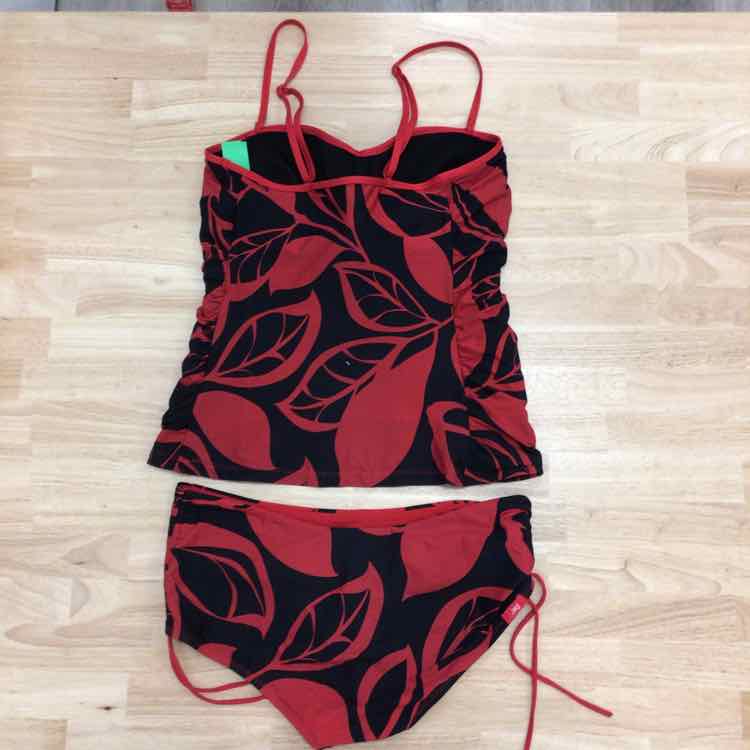 Jag Size XL Red & black Swimsuit Bottom/Top