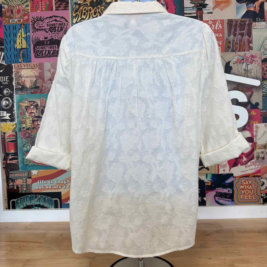 Lauren Conrad Size M White Preloved Longsleeve