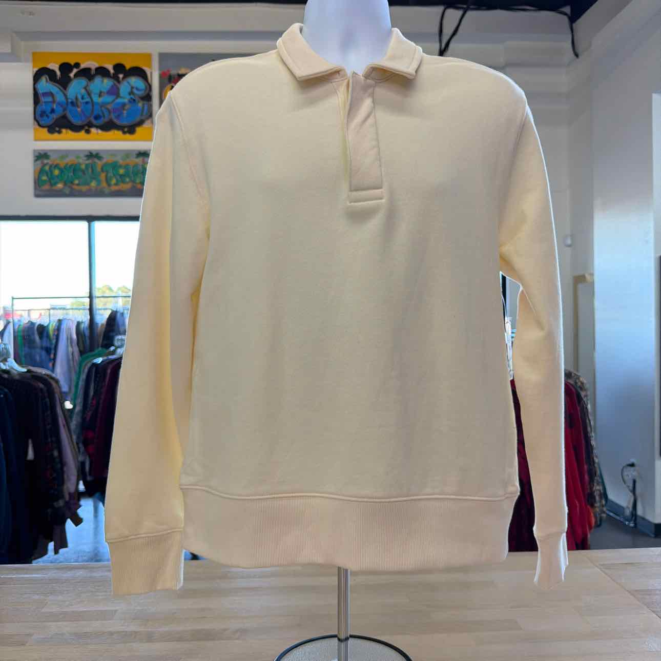 Mode Of One Size S Cream New MENS Polo