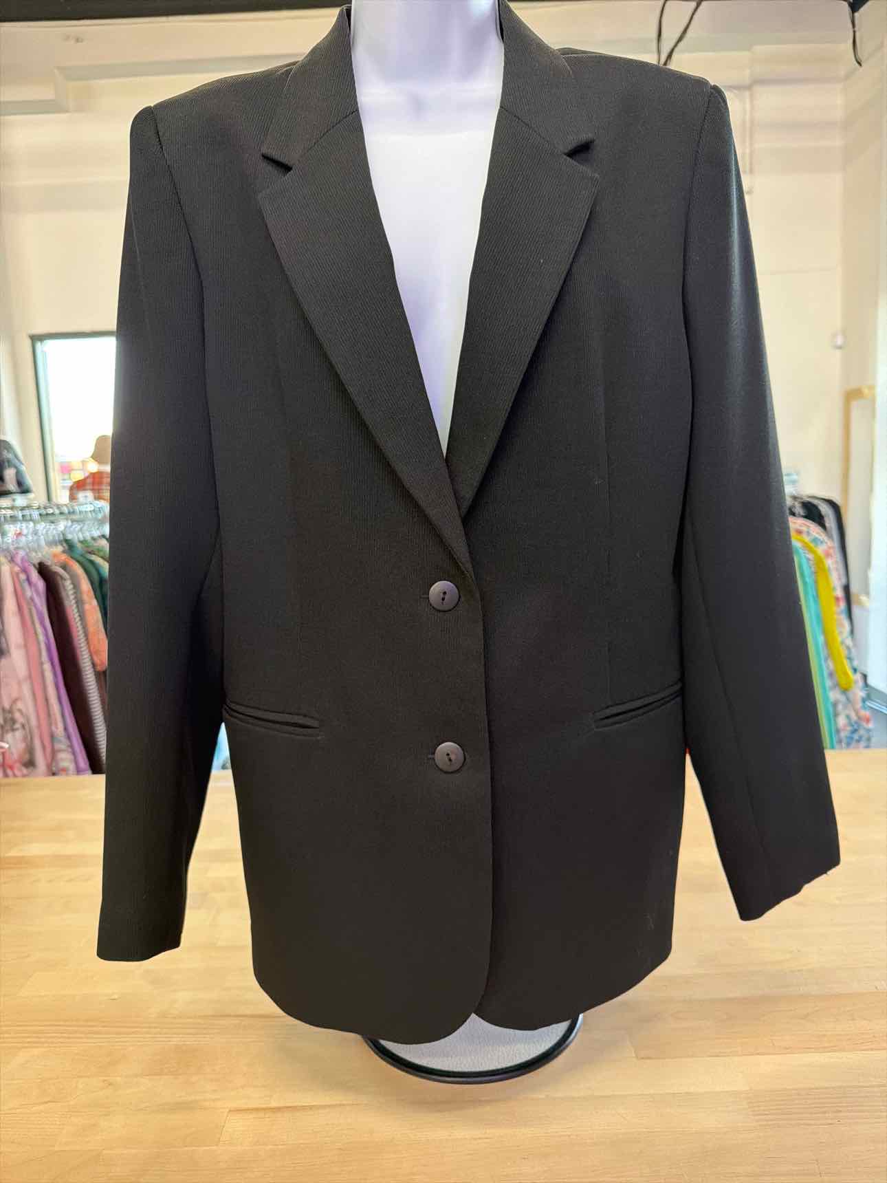 Kim Rogers Size 12 Black 2 pc Dress Set