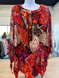 Koret Size 3X Red Long Sleeve