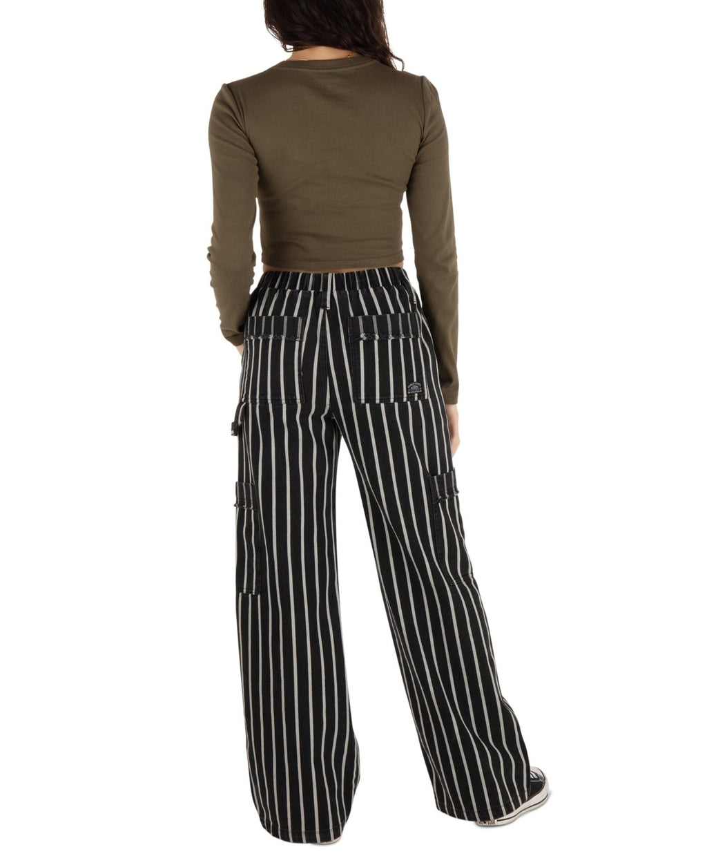 Hurley Juniors' Sloan Striped Pull-on Pants - Black - XL
