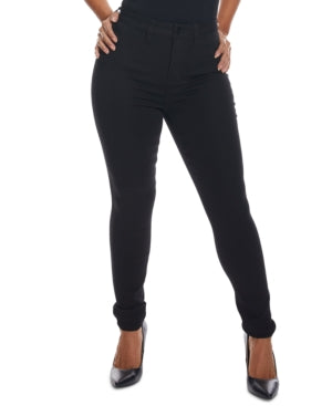 dollhouse Size 0 Black Dollhouse Juniors' Curvy-Fit High-Rise Skinny Jeans