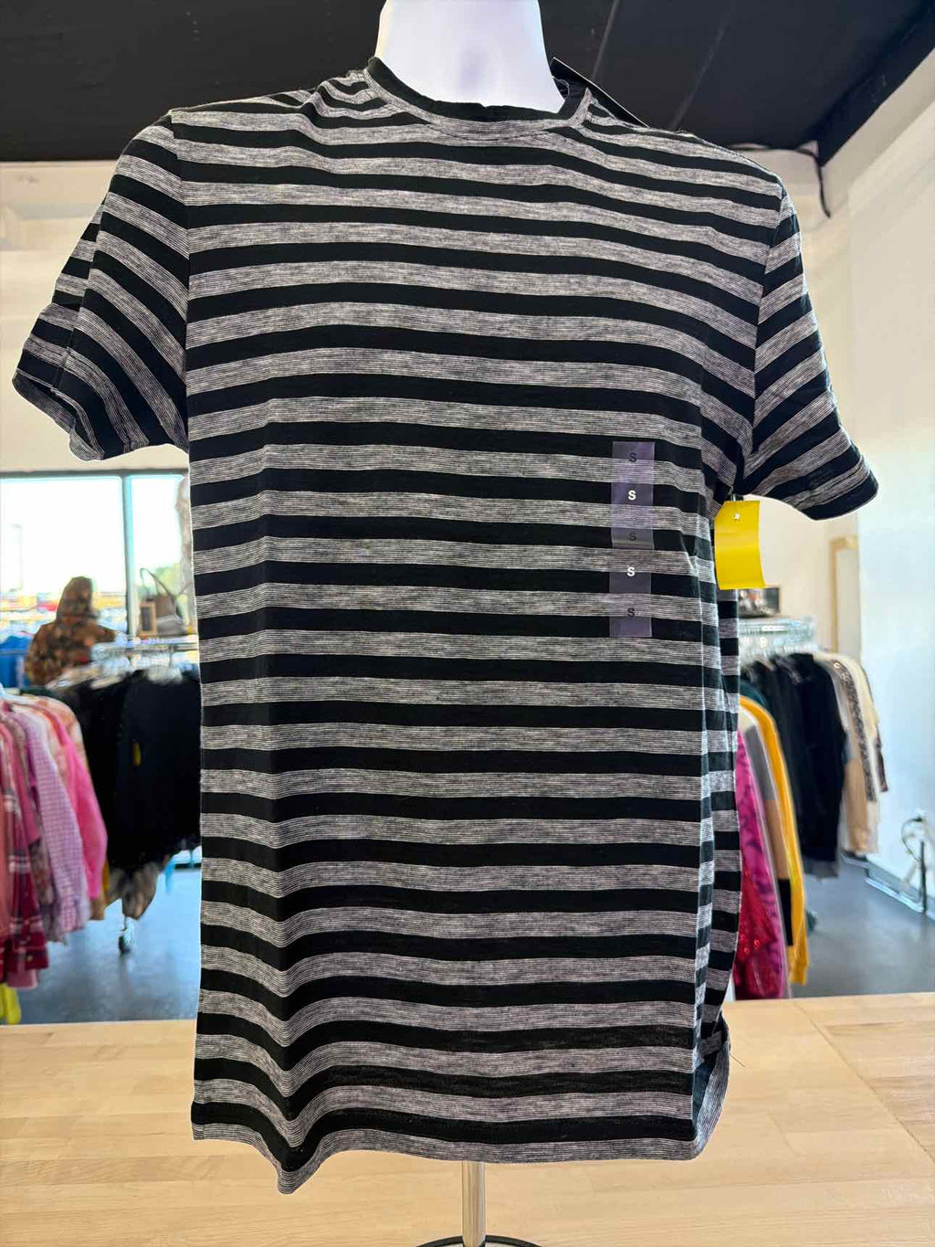 INC Size S Black New MENS Short Sleeve Shirt