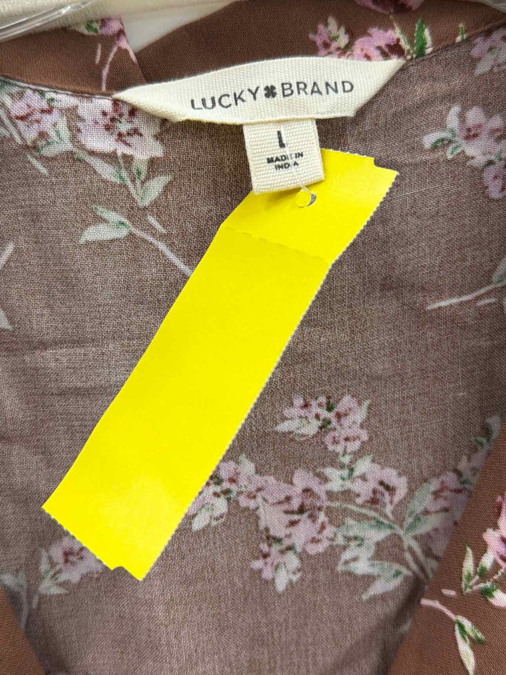 Lucky Brand Size L Brown Dress