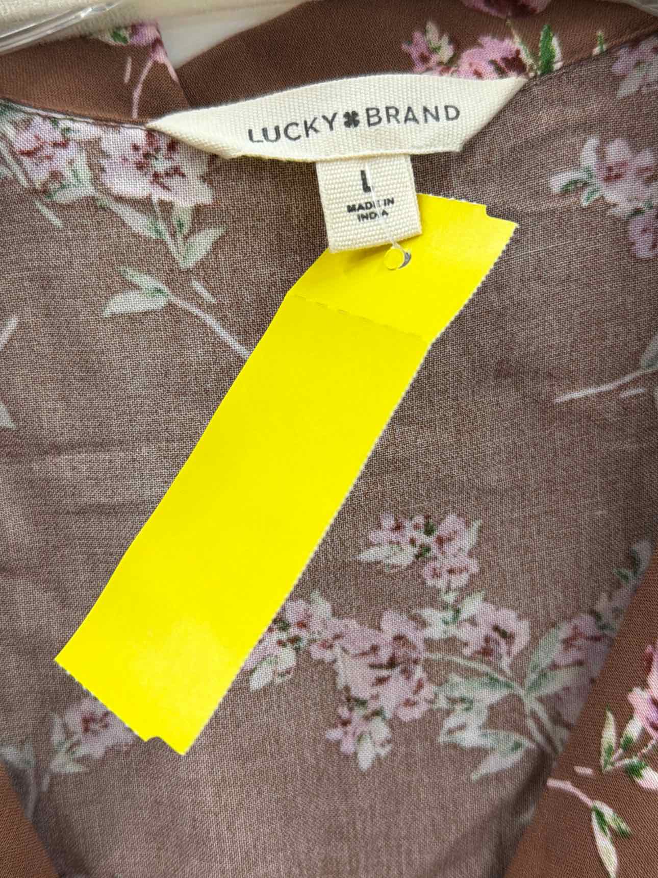 Lucky Brand Size L Brown Dress